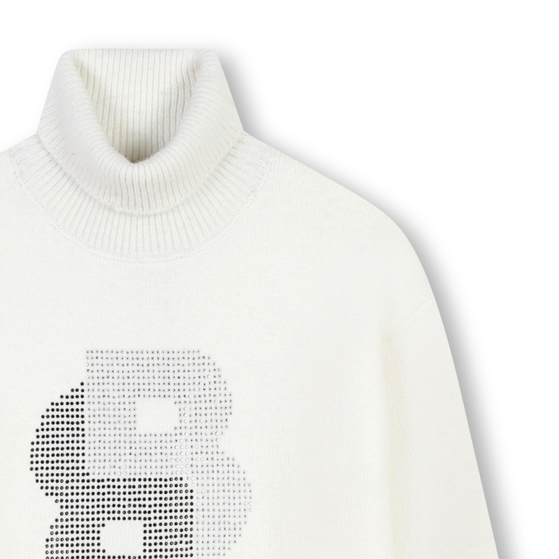 Robe pull avec strass BOSS 
                        FILLE