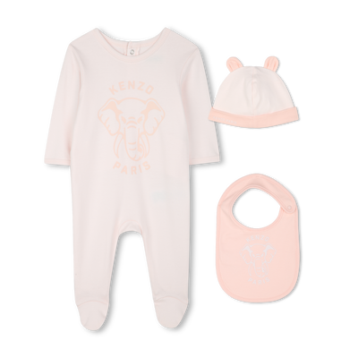 Pyjama, bonnet et bavoir coton KENZO KIDS UNISEXE