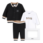 Ensemble pantalon, cardigan et tee-shirt BOSS 
                    GARCON