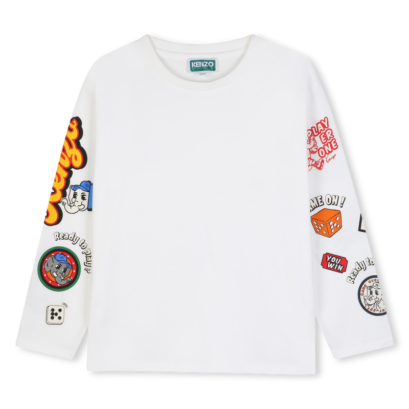 Tee-shirt manches longues KENZO KIDS 
                        GARCON