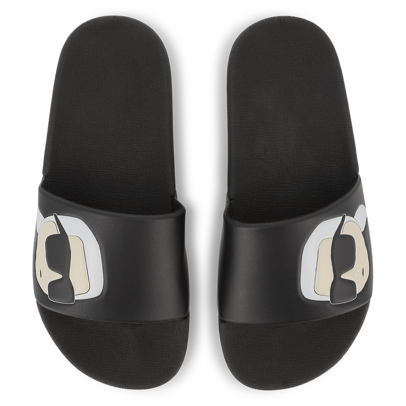 Claquettes à motif KARL LAGERFELD KIDS 
                    GARCON