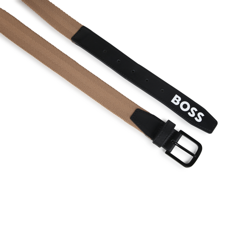 Ceinture sangle bimatière BOSS 
                    GARCON