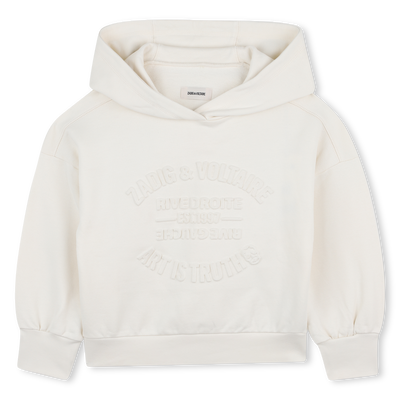 Sweat capuche épaules tombantes ZADIG & VOLTAIRE FILLE