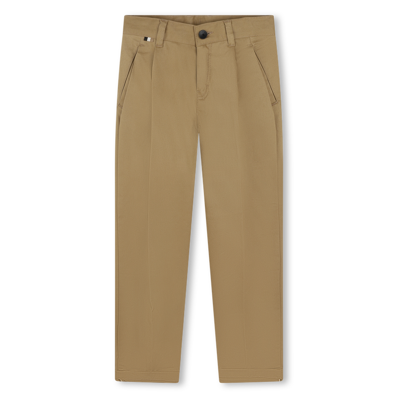 Pantalon chino uni BOSS 
                        GARCON