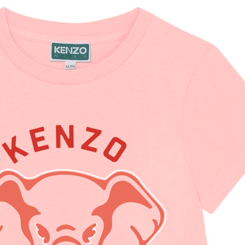 Robe à manches courtes coton KENZO KIDS 
                    FILLE