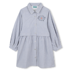 Robe chemise &agrave; rayures fines KENZO KIDS 
                    FILLE