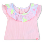 Ensemble Tee-shirt + short BILLIEBLUSH 
                    FILLE