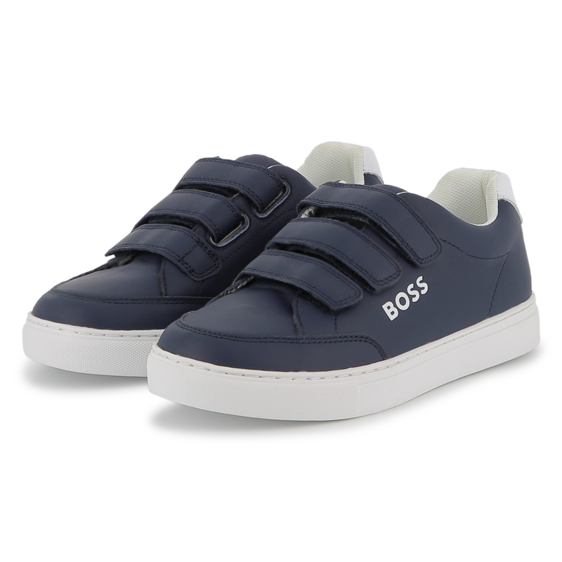 Baskets en cuir de vachette BOSS 
                    GARCON