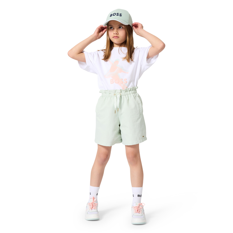 SHORT TAILLE ÉLASTIQUÉE BOSS 
                        FILLE