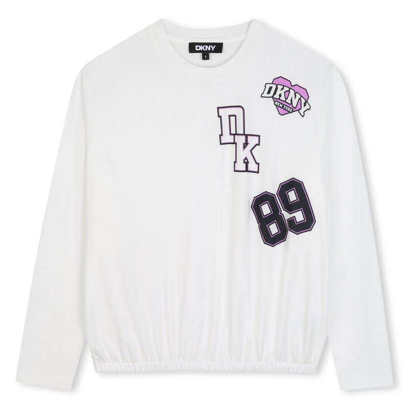 Tee-shirt manches longues DKNY 
                        FILLE