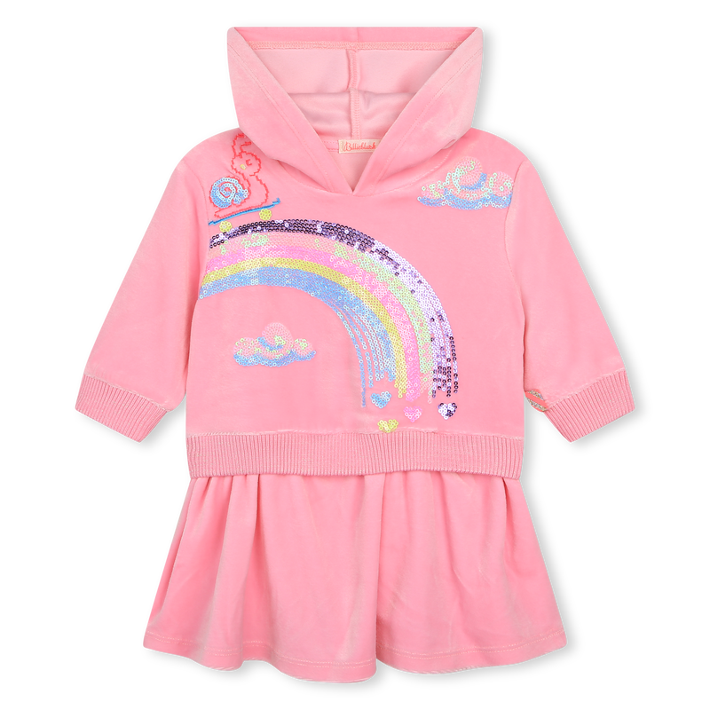 Robe en velours à capuche BILLIEBLUSH 
                    FILLE
