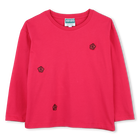 T-shirt &agrave; manches longues KENZO KIDS 
                    FILLE