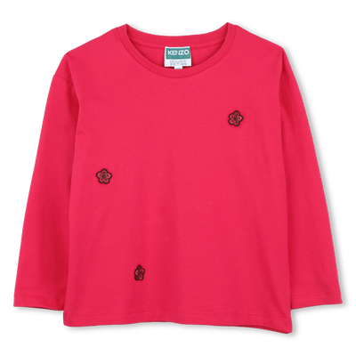 T-shirt &agrave; manches longues KENZO KIDS FILLE