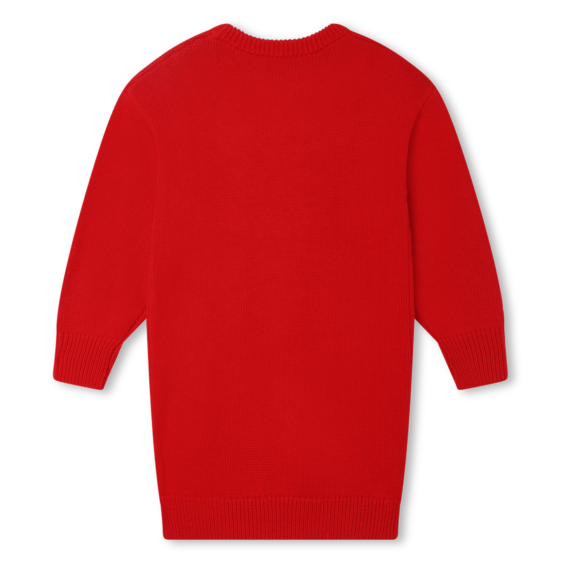 Robe pull en tricot jacquard KENZO KIDS 
                    FILLE