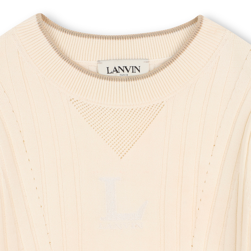 PULL MANCHES COURTES LANVIN 
                        FILLE