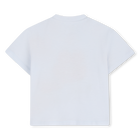 Tee-shirt pression &agrave; l'&eacute;paule KENZO KIDS 
                    FILLE