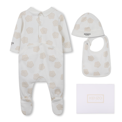 Ensemble pyjama, bonnet et bavoir KENZO KIDS UNISEXE