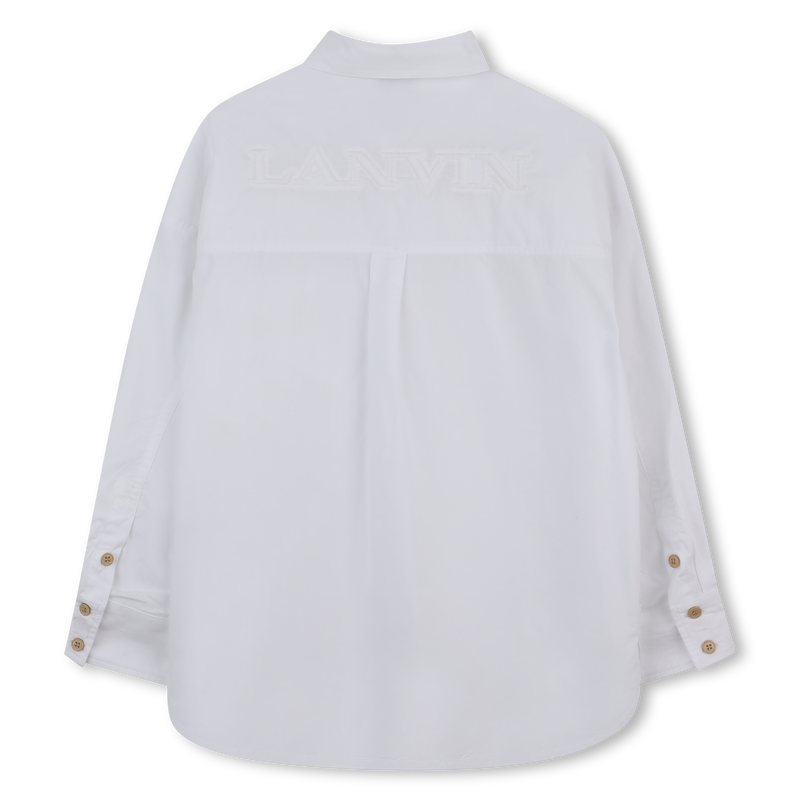 Chemise imprimé brodé avec logo che LANVIN 
                    GARCON
