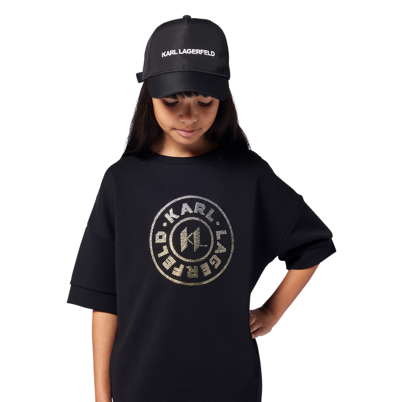 Casquette brodée ajustable KARL LAGERFELD KIDS 
                    GARCON