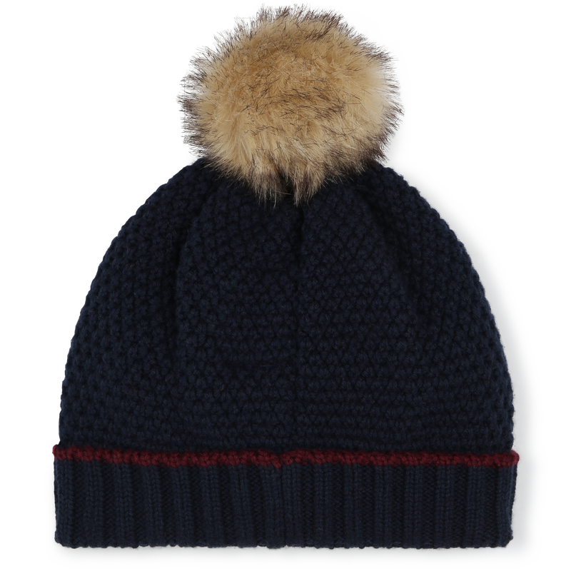 Bonnet à pompon en tricot TIMBERLAND 
                    GARCON