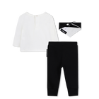 Ensemble t-shirt, cale&ccedil;on et foulard KARL LAGERFELD KIDS 
                    GARCON