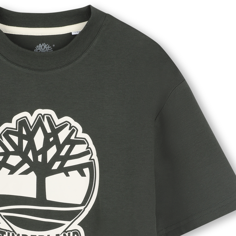T-shirt bicolore avec logo TIMBERLAND 
                    GARCON