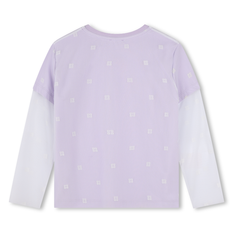 T-shirt 2 en 1 manches longues GIVENCHY 
                    FILLE