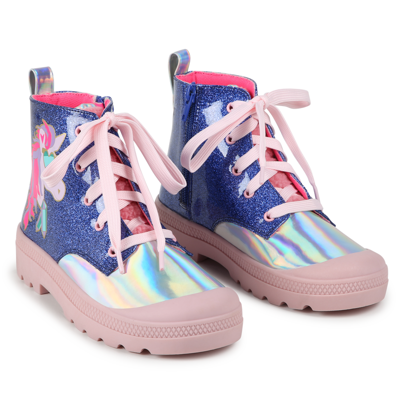 Bottines avec fermeture zippée et lacets BILLIEBLUSH 
                    FILLE