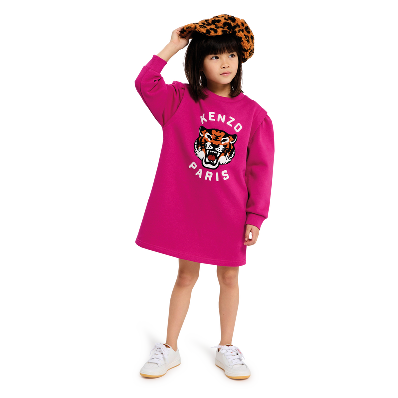Robe molletonnée à fronces KENZO KIDS 
                    FILLE
