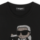 T-shirt &agrave; manches longues KARL LAGERFELD KIDS 
                    FILLE