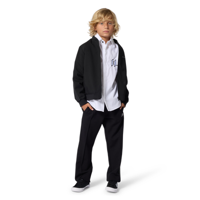 SWEAT ZIPP&Eacute; &Agrave; CAPUCHE KARL LAGERFELD KIDS GARCON