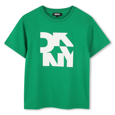 T-shirt imprim&eacute; devant et dos DKNY GARCON