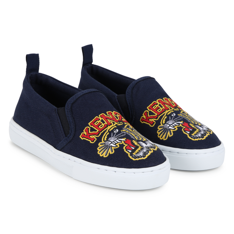 Chaussures avec Tigre brod&eacute; KENZO KIDS 
                        UNISEXE