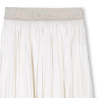 Jupe pliss&eacute;e en voile KARL LAGERFELD KIDS 
                    FILLE