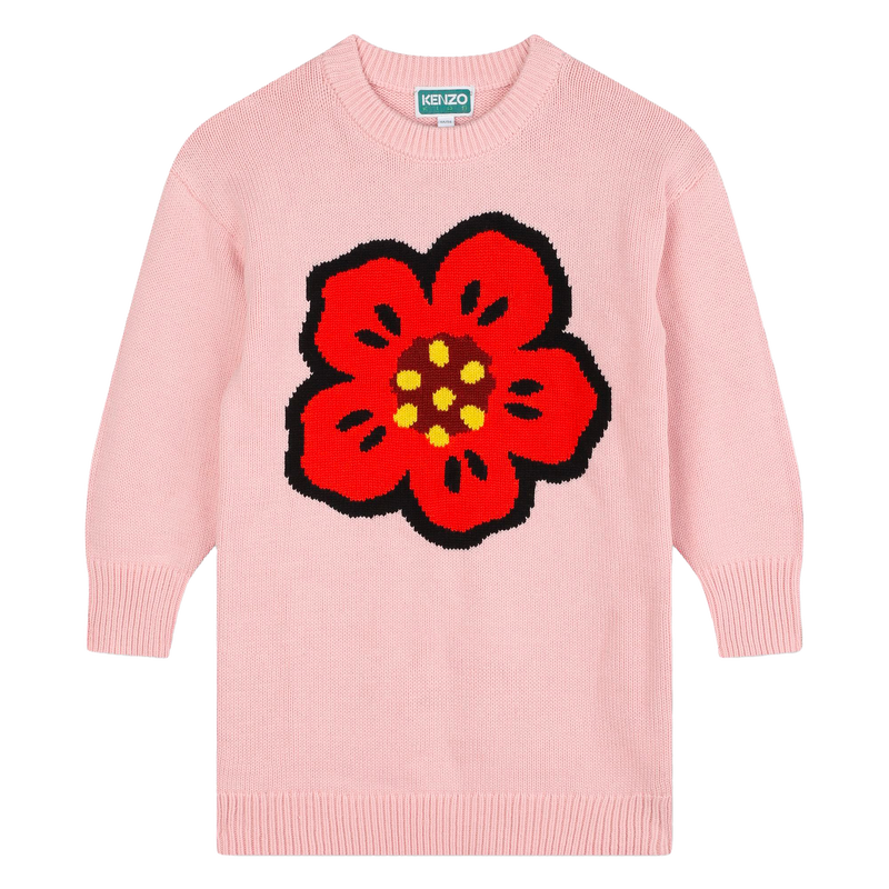 Robe en tricot jacquard KENZO KIDS 
                    FILLE