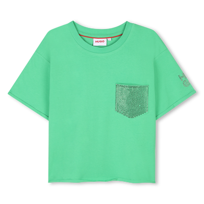 T-shirt &agrave; manches courtes Hugo FILLE