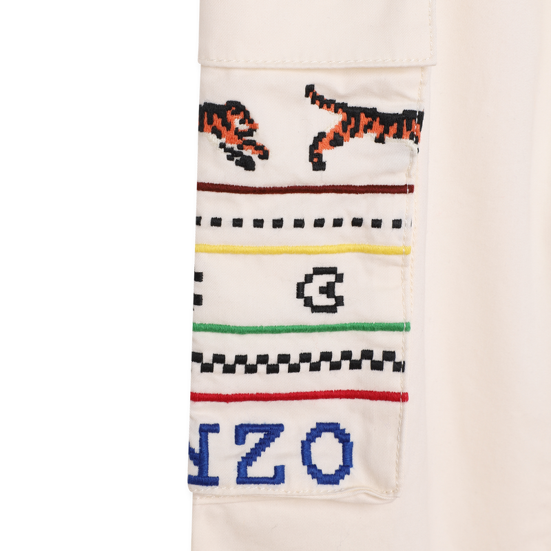 Pantalon en coton KENZO KIDS 
                    GARCON