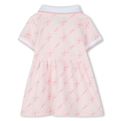 Robe imprimée à col polo BOSS FILLE