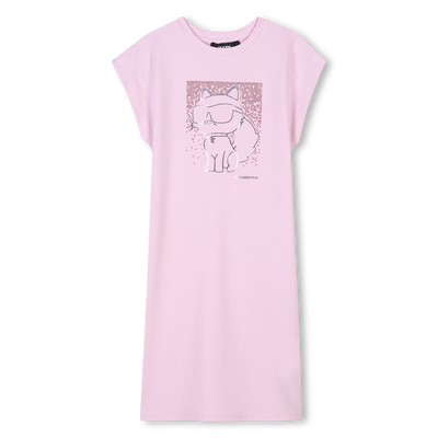 Robe manches courtes fantaisie KARL LAGERFELD KIDS FILLE