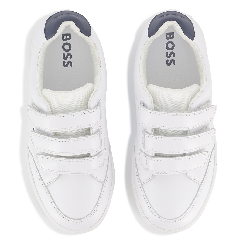 Baskets en cuir de vachette BOSS 
                    GARCON