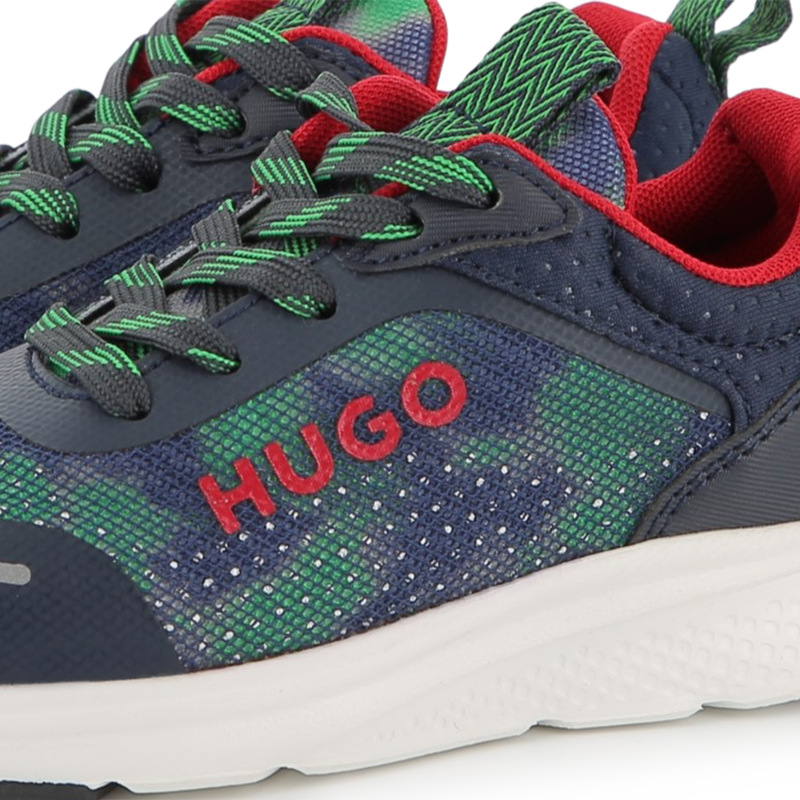 Baskets lacées imprimées Hugo 
                    GARCON