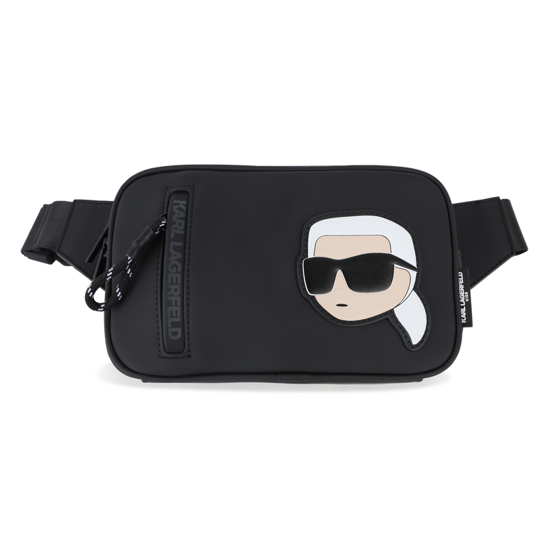 Sac banane en textile enduit effet gomme KARL LAGERFELD KIDS 
                    GARCON
