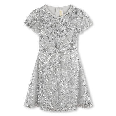 Robe zipp&eacute;e orn&eacute;e de sequins MICHAEL KORS FILLE