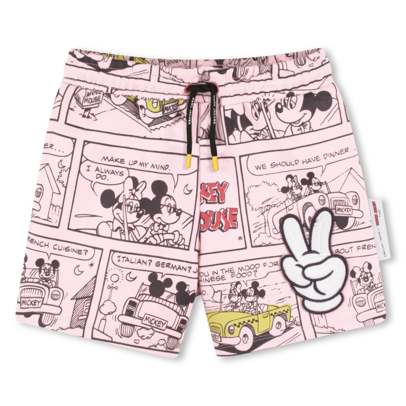 Short molletonn&eacute; en coton MARC JACOBS 
                        FILLE