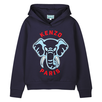 Sweat-shirt à capuche éléphant KENZO KIDS GARCON