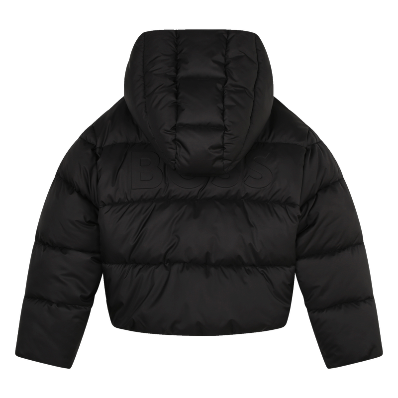Doudoune zippée à capuche BOSS 
                    FILLE