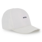 Casquette avec fermeture auto agrippante, BLANC, hi-res