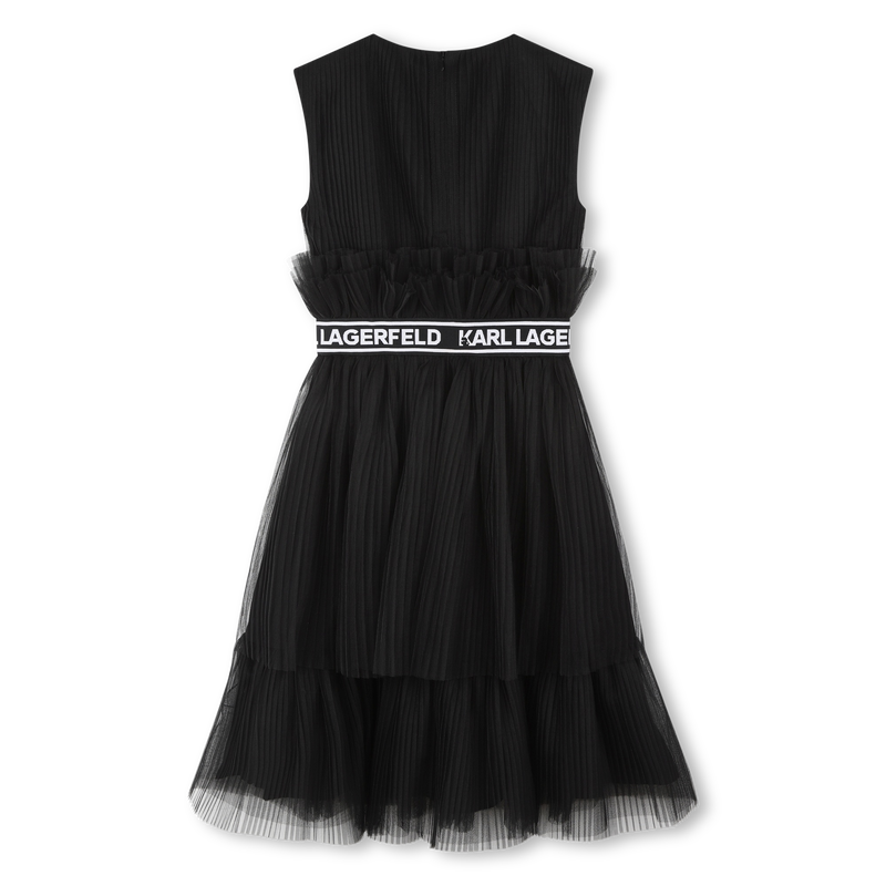 Robe de cérémonie plissée KARL LAGERFELD KIDS 
                    FILLE