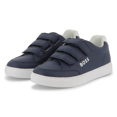 Baskets en cuir de vachette BOSS GARCON