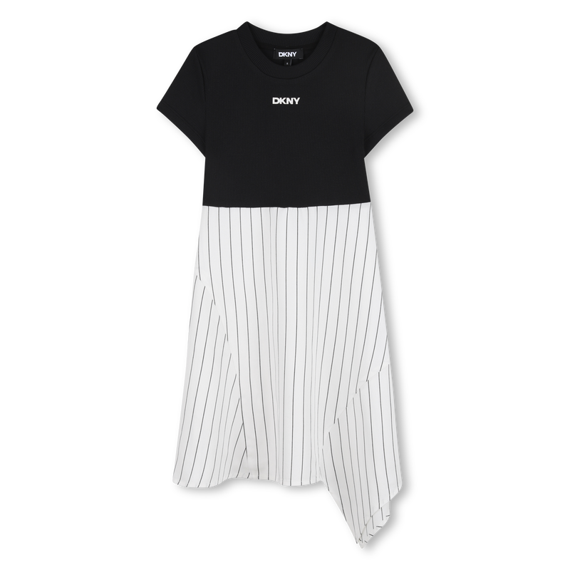 Robe de cérémonie bimatière DKNY 
                    FILLE